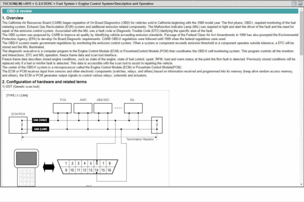 Hyundai Tucson Workshop Manual (2010-2015) - Image 2
