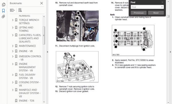 Range Rover L322 Workshop Manual (2002-2012) - Image 5