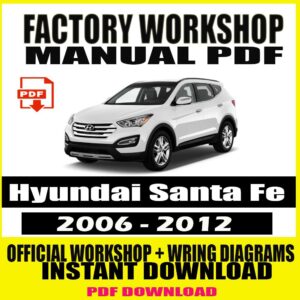 Hyundai Santa Fe 2006-2012 REPAIR SERVICE MANUAL