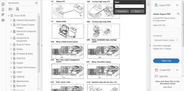 Volvo Xc90 Workshop Manual