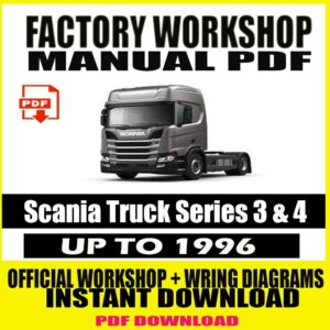 Scania Truck Series 3 & 4 Workshop Repair