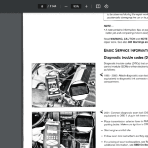 BMW 7 SERIES E38 740I 1995-2001 SERVICE REPAIR MANUAL