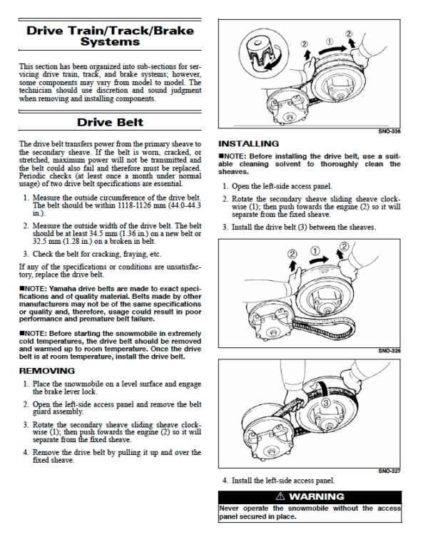 Ski-Doo MXZ Renegade X 600 HO E-TEC 2009-2010 Factory Service & Workshop Manual - Image 5