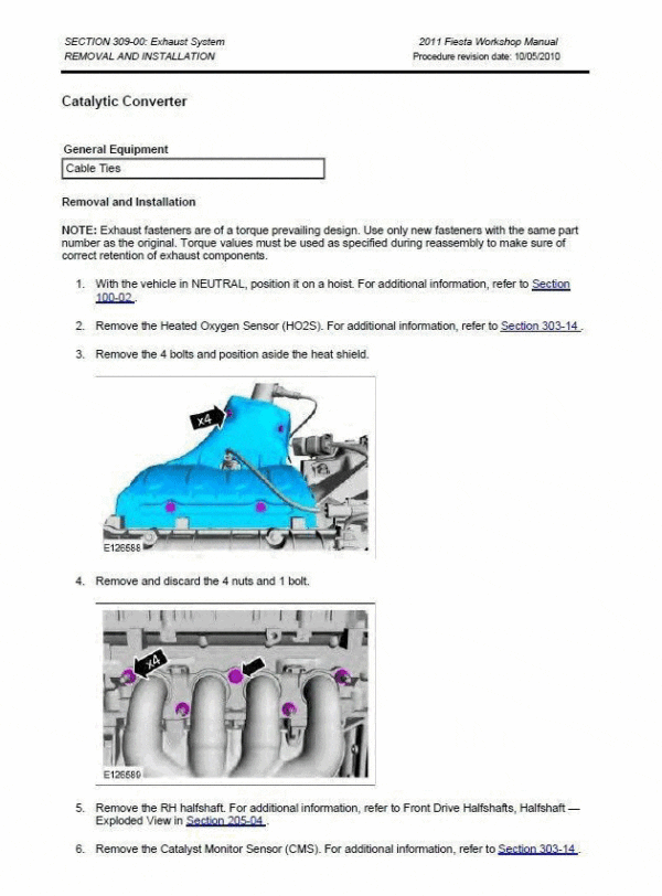 Ford Fiesta MK VI Workshop Manual (2008–2013) - Image 3