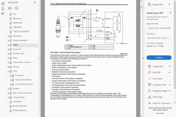 2013 SUZUKI GRAND VITARA FACTORY WORKSHOP SERVICE REPAIR MANUAL - Image 2