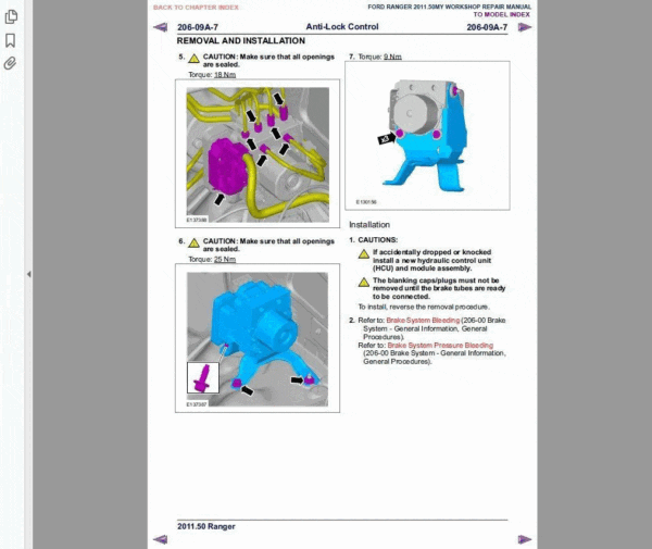 Ford Ranger Workshop Manual (2011-2016) - Image 5