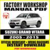 suzuki-grand-vitara-2005-2015-factory-workshop-service-repair-manual-