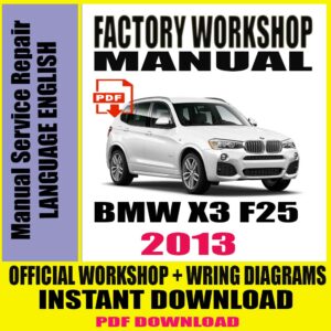 WIRING DIAGRAM *WORKSHOP MANUAL SERVICE & REPAIR GUIDE for BMW Z4 E89 2009-2012 
