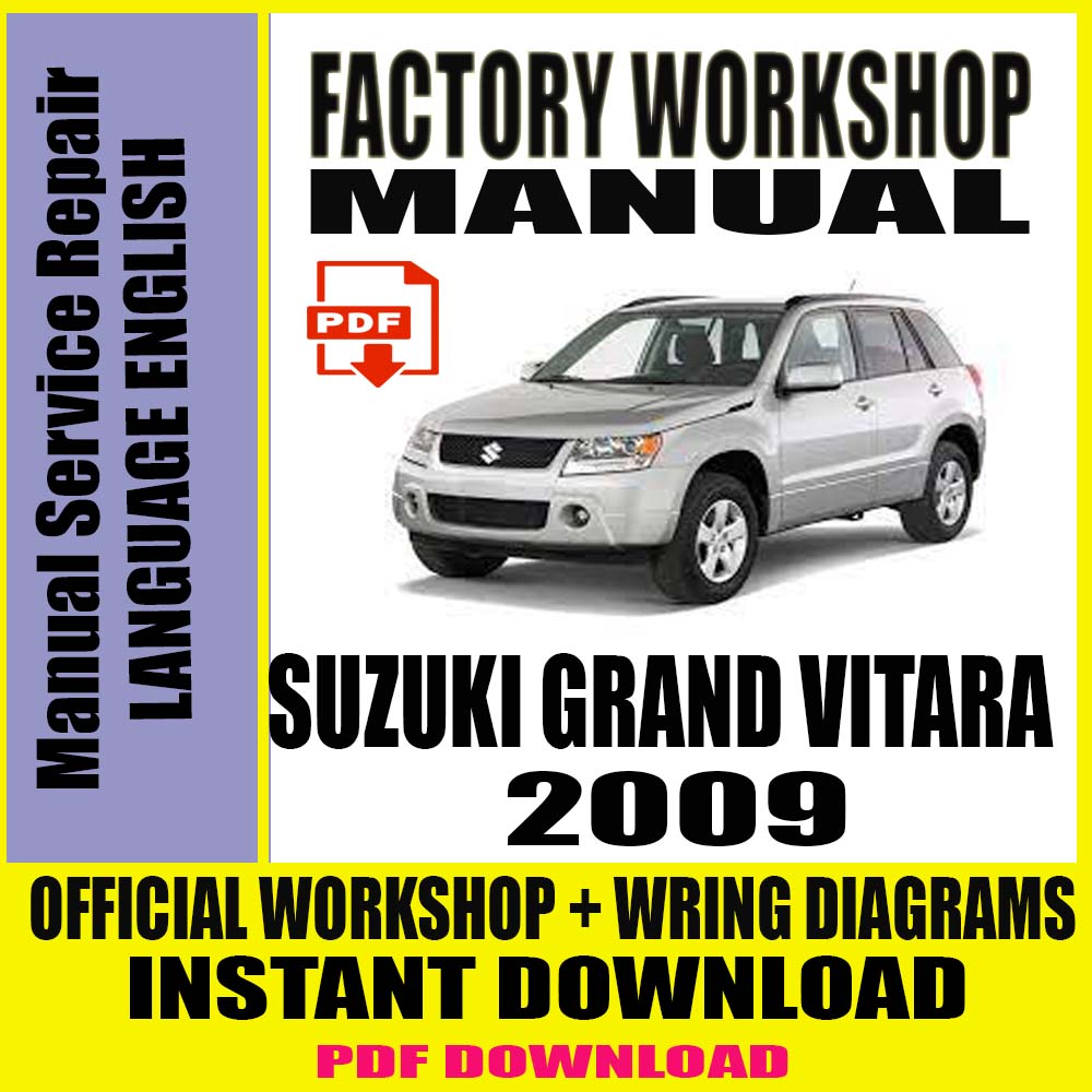 suzuki-grand-vitara-2009-factory-workshop-service-repair-manual