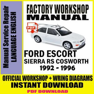 FORD ESCORT/SIERRA RS COSWORTH Repair Manual