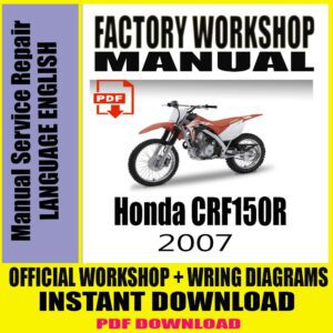 honda-crf150r-2007-official-workshop-service-repair-manual