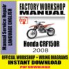 honda-crf150r-2008-service-repair-manual