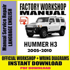 HUMMER H3 2005-2010 Service Repair Manual