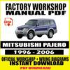 mitsubishi-pajero-1996-2006-factory-workshop-repair-service-manual