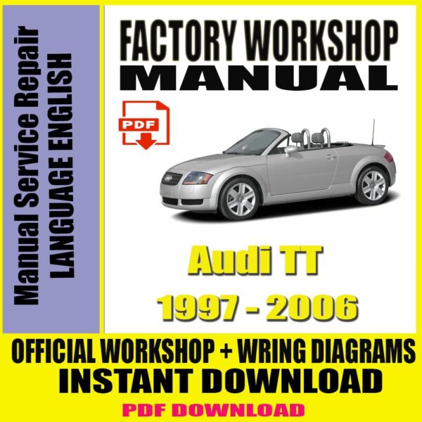 AUDI TT Workshop Manual (1997-2006)