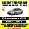 citroen-c5-2007-2015-workshop-repair-service-manual