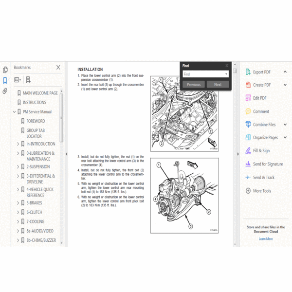Dodge Caliber Workshop Service Manual (2006-2011) - Image 5
