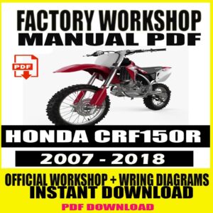 Honda CRF150R 2007-2018 FACTORY REPAIR SERVICE MANUAL