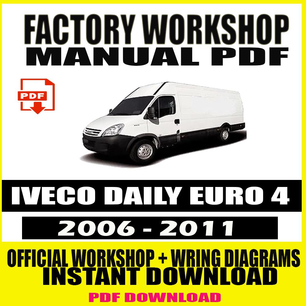 repair manual 2006-2011 Iveco Daily 