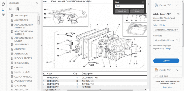 LAMBORGHINI MURCIELAGO 2001-2010 WORKSHOP Repair MANUAL
