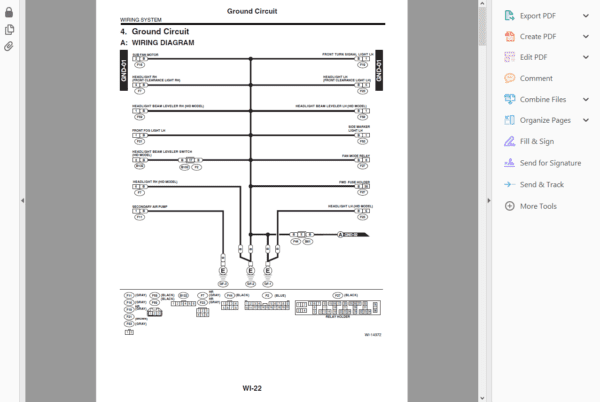 WORKSHOP Service Repair MANUAL for SUBARU FORESTER 2002-2008 +WIRING