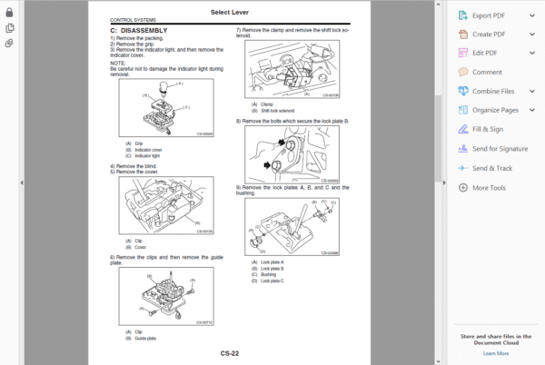 WORKSHOP Service Repair MANUAL for SUBARU FORESTER 2002-2008 +WIRING
