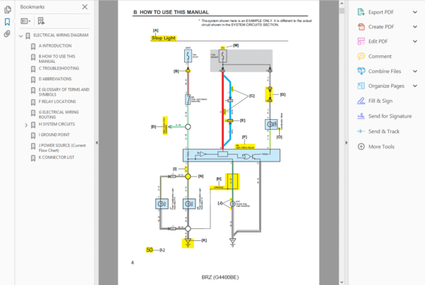 Subaru BRZs ervice Repair Manual