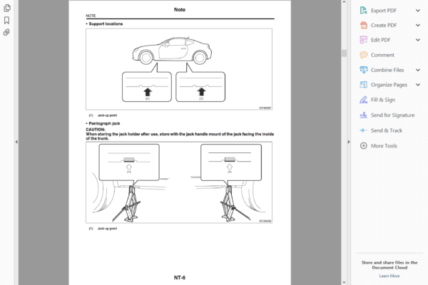 Subaru BRZs ervice Repair Manual