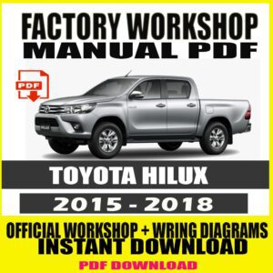 Toyota Hilux Manual Service Repair (2015-2018)