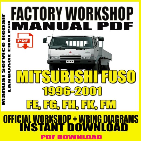 Mitsubishi Fuso Workshop Manual 1996-2001 - FE, FG, FH, FK, FM Models