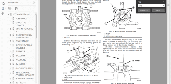 CHRYSLER PT CRUISER 2000-2010 Factory Service Manual - Image 6