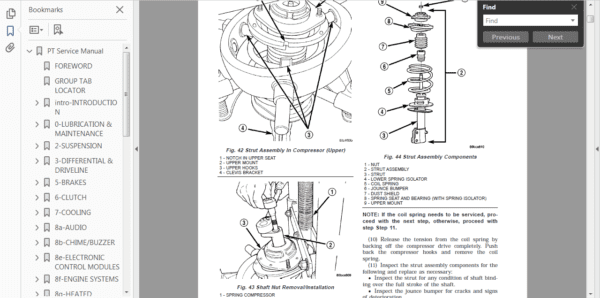 CHRYSLER PT CRUISER 2000-2010 Factory Service Manual - Image 5