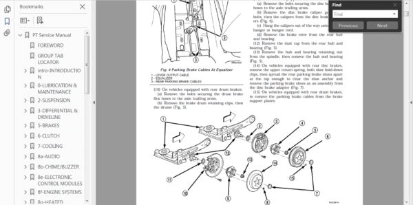 CHRYSLER PT CRUISER 2000-2010 Factory Service Manual - Image 4