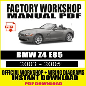 BMW Z3 E36/7 1997-2002 SERVICE REPAIR MANUAL - Digitalpaperpro