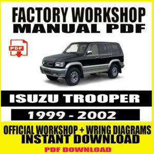 ISUZU TROOPER Repair Manual Service 1999-2002