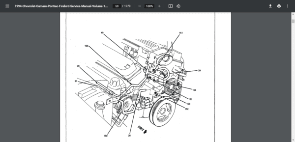 Chevrolet Camaro Workshop Manual (1992-2002) - Image 4