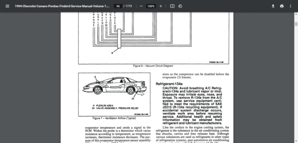 Chevrolet Camaro Workshop Manual (1992-2002) - Image 2