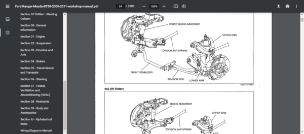 ford-ranger-factory-repair-service-manual