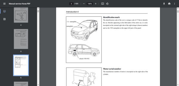 Great Wall Haval H3 Hover X240 2005-2011 SERVICE REPAIR MANUAL - Image 5