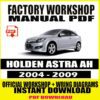 holden-astra-ah-2004-2009-factory-repair-service-manual