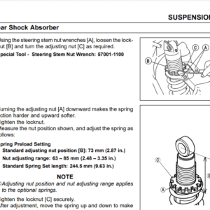 Kawasaki KX 100 2001-2010 Service Repair Manual PDF