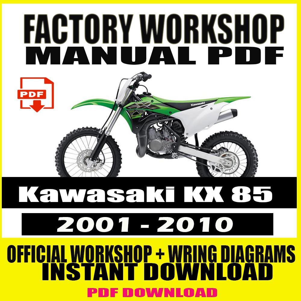 kawasaki-kx85-2001-2010-factory-repair-service-manual
