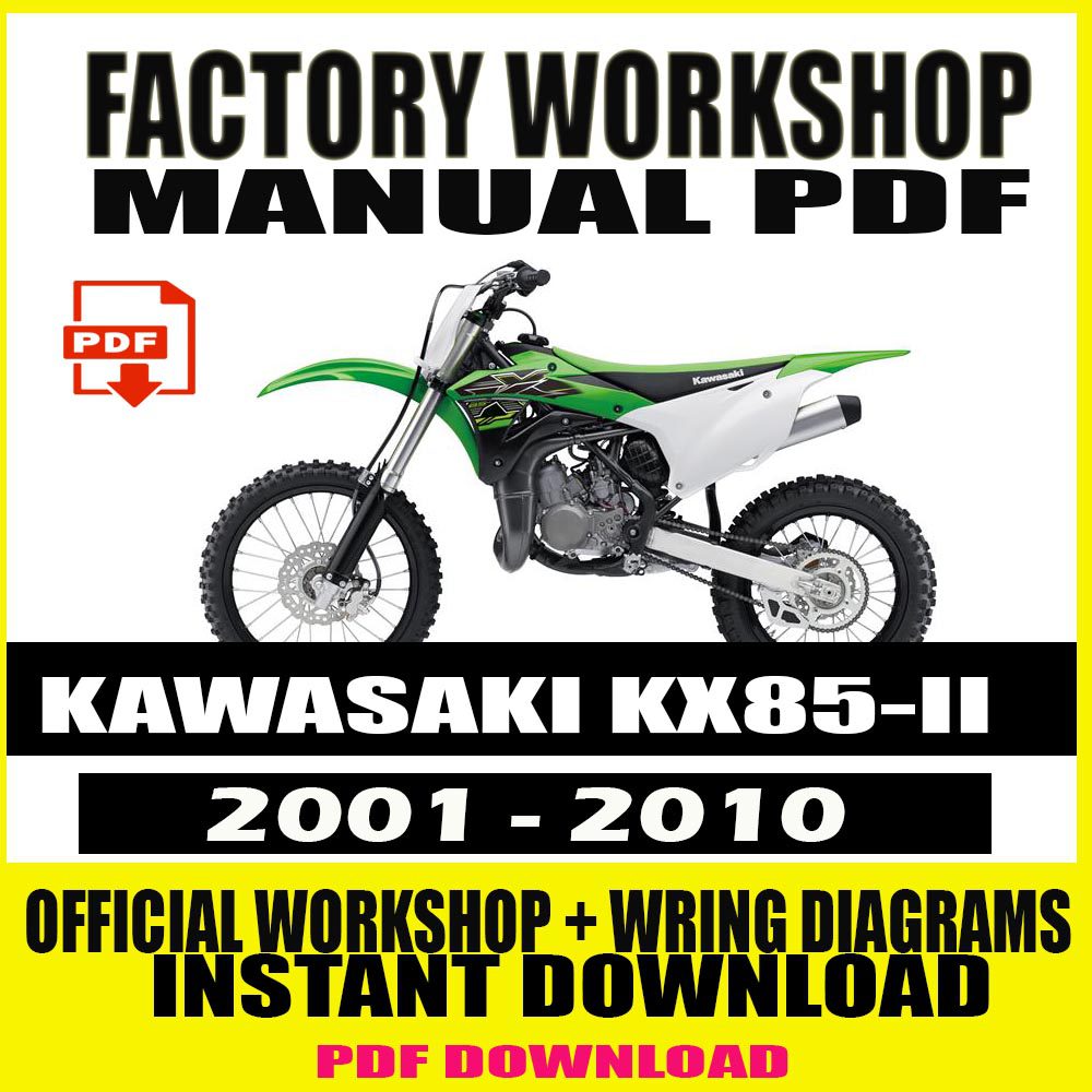 kawasaki-kx85-ii-factory-repair-service-manual