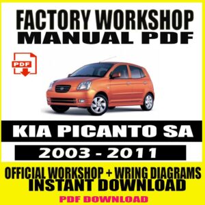 kia-picanto-sa-2003-2011-factory-workshop-service-repair-manual