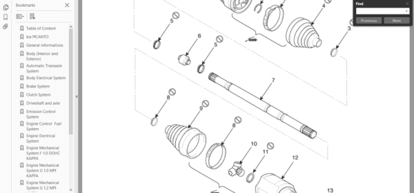 kia-picanto-sa-2003-2011-factory-workshop-service-repair-manual