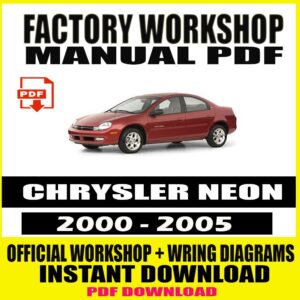 Chrysler Neon 2000-2005 FACTORY REPAIR SERVICE MANUAL