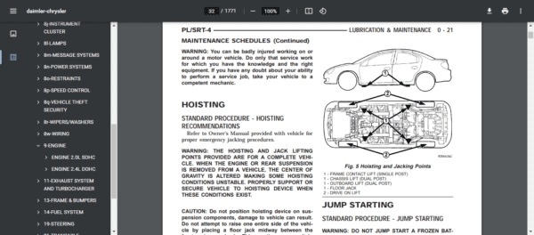 Workshop Manual Chrysler Neon (2000-2005) - Image 5
