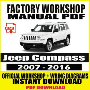 Jeep Compass Workshop Manual Service Repair