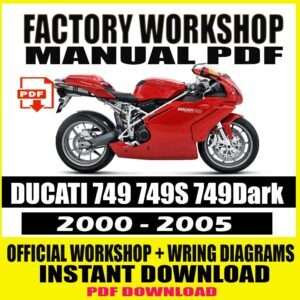 DUCATI 749 2003-2006 Repair Workshop Service Manual