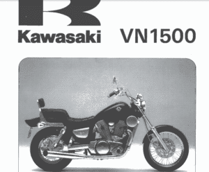 Kawasaki VN1500 Factory Workshop Manual (1987-1999)